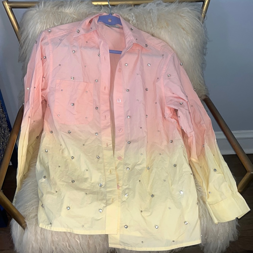 SOLD! Sandro Arcie Crystal top nwt
